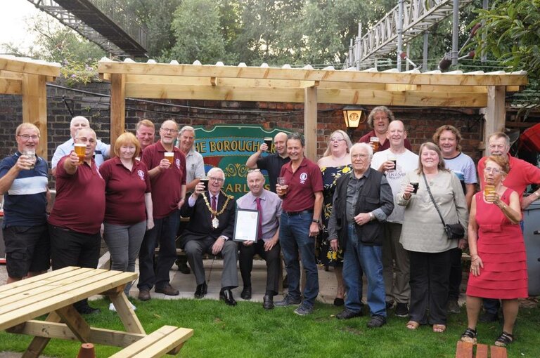 South Cheshire CAMRA Golden Pub Award – 2021 – The Borough Arms, Crewe
