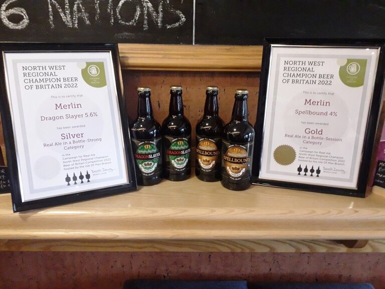 South Cheshire CAMRA North West England Champion Real Ale in a Bottle – 2023 – Merlin Brewery, Arclid