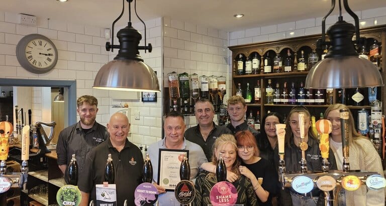 South Cheshire CAMRA Pub of the Year – 2024 (Winner) – The Lodge Inn, Alsager