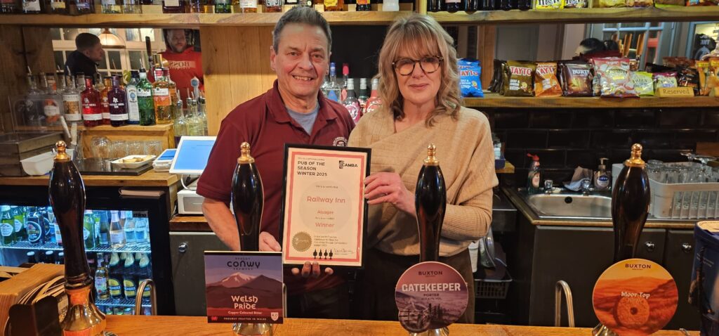 The Railway Inn – Pub of the Season Winter 2025