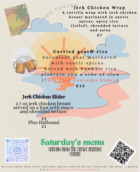 Sunshine Saturday menu item 1
