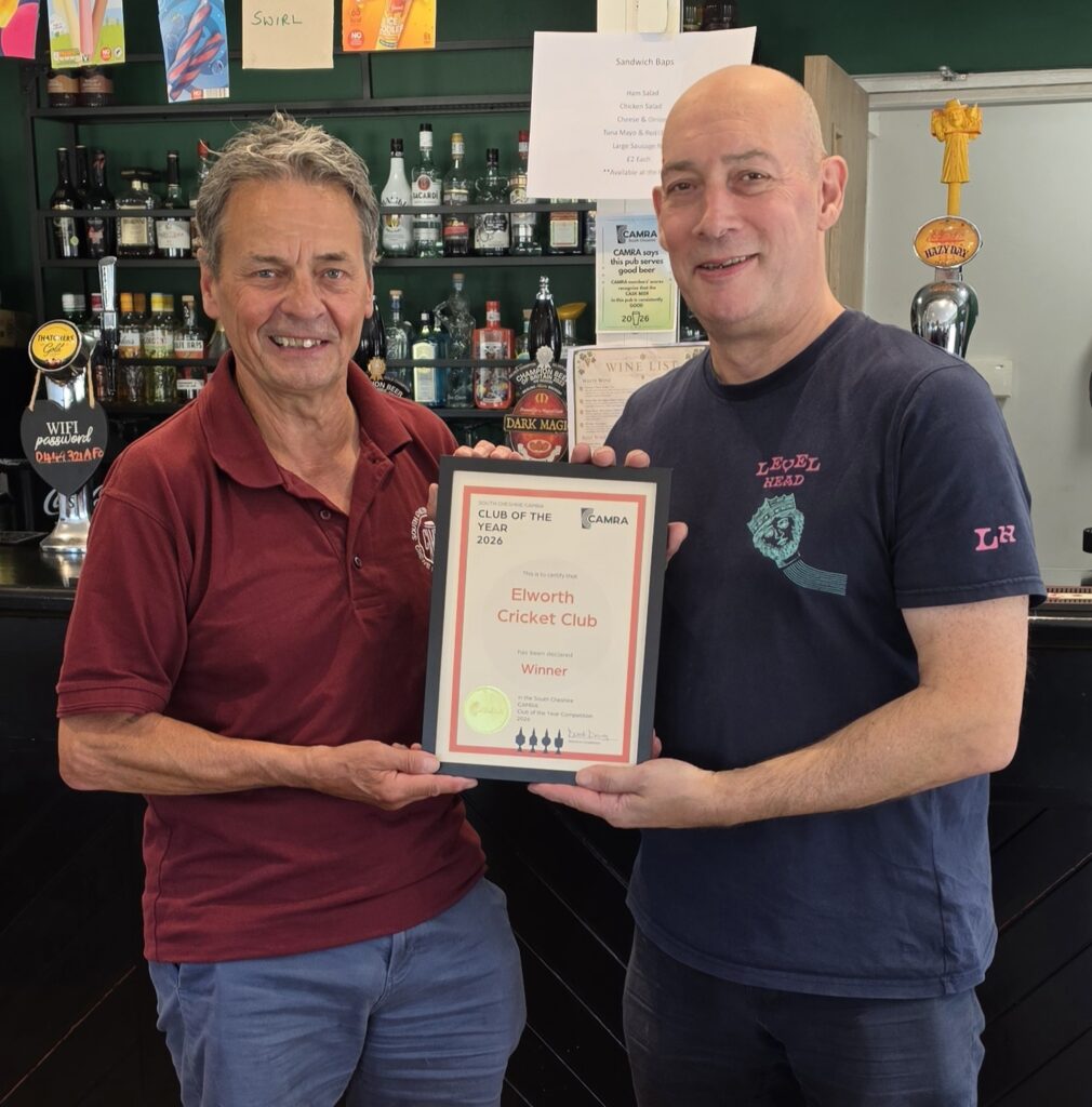 Elworth Cricket Club – Club of the Year 2026