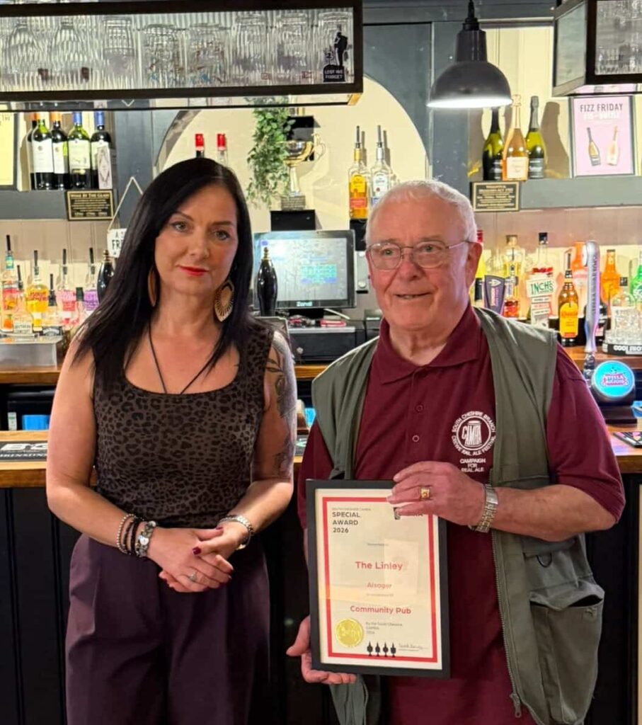 Community Pub Award 2026 — The Linley, Alsager
