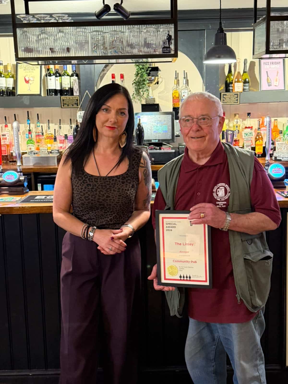Community Pub Award 2026 — The Linley, Alsager